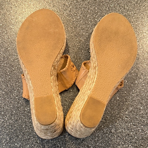 Jack Rogers Tan Leather Sandals size 9.5 - Picture 4 of 5